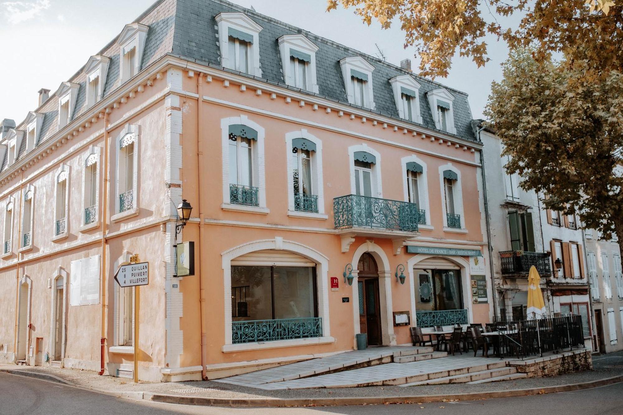 Hotel De France Chalabre Exterior foto